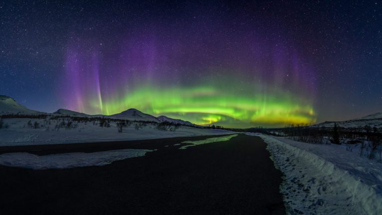 Norrsken Jämtland Aurora nordlys