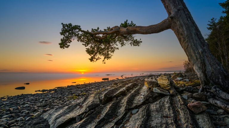 Jämtland solnedgång natur landskap